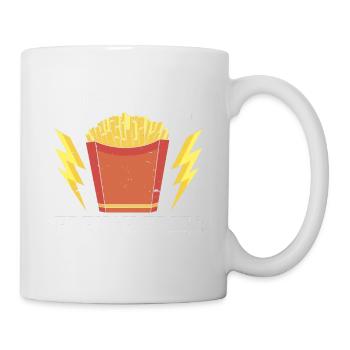 Fast Food Pommes Frites - Tasse - Weiß - Rechts