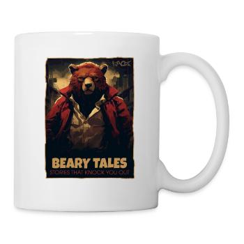 Bearish Story: Fake Bear Detective - Mug - white - Right
