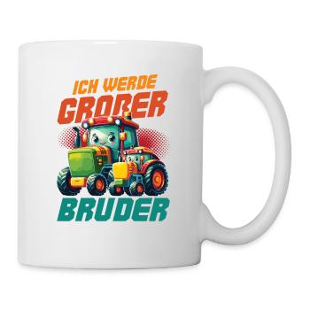 Annoncer la progéniture | Je serai un grand frère en 2025 - Mug blanc - blanc - Droite