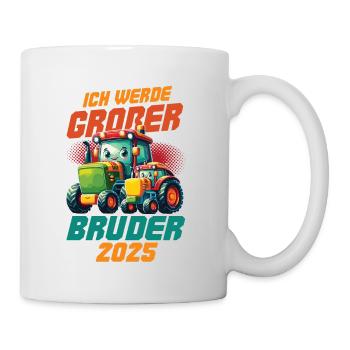 Annoncer la progéniture | Je serai un grand frère en 2025 - Mug blanc - blanc - Droite