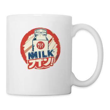 Il y a du lait pour les trayeurs, les laitiers et les laitières - Mug blanc - blanc - Droite