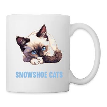 Chaton raquette Chat raquette - Mug blanc - blanc - Droite