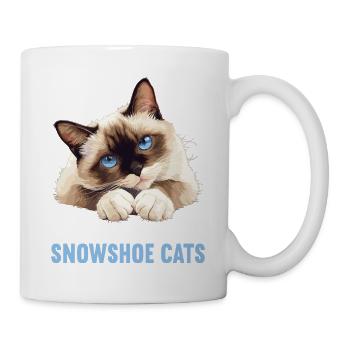Chaton raquette Chat raquette - Mug blanc - blanc - Droite