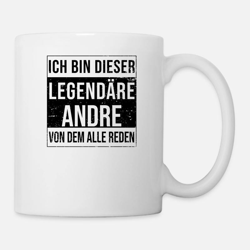 Je suis cette légende pour André - Mug blanc - blanc