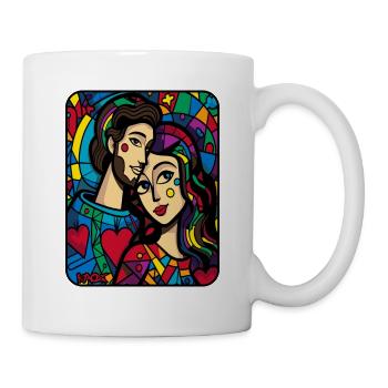 Hearts and Lovers - Mug - white - Right