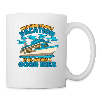 Croisière Vacances en famille Alwaves Good Cruise - Mug blanc - blanc - Droite