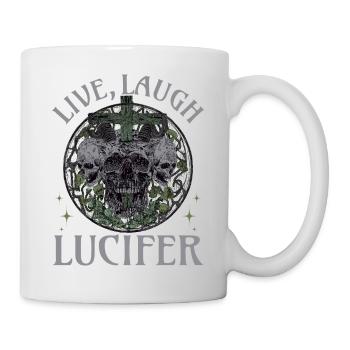 Live Love Lucifer Goth Festival Death Metal - Mug - white - Right