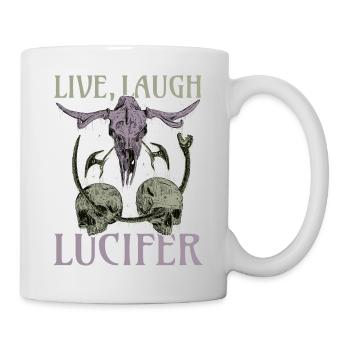 Live Love Lucifer Goth Festival Death Metal - Mug - white - Right