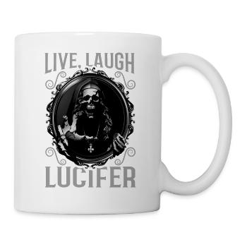 Live Love Lucifer Goth Festival Death Metal - Mug - white - Right
