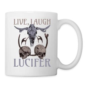 Live Love Lucifer Goth Festival Death Metal - Mug - white - Right