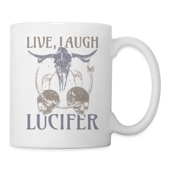 Live Love Lucifer Goth Festival Death Metal - Mug - white - Right