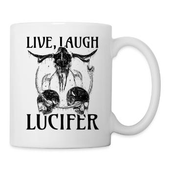 Live Love Luzifer Goth Festival Death Metal - Tasse - Weiß - Rechts