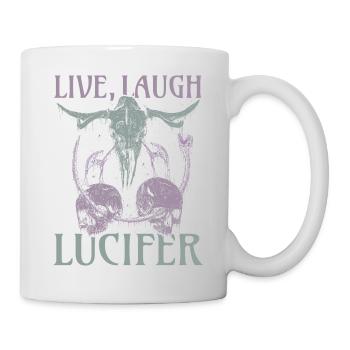Live Love Lucifer Goth Festival Death Metal - Mug - white - Right