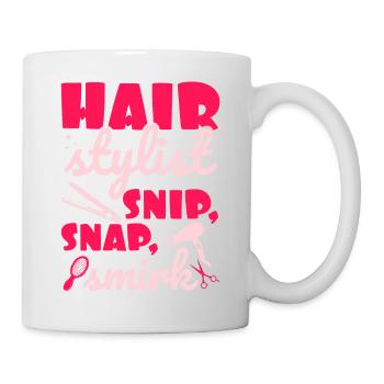 Coiffeur Coiffeur Coiffeur Coiffeur - Mug blanc - blanc - Droite