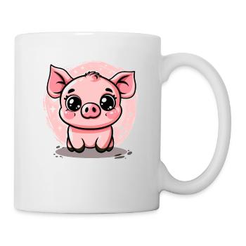Cute Little Piggy Piglet Pig - Mug - white - Right