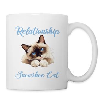 Chaton raquette Chat raquette - Mug blanc - blanc - Droite
