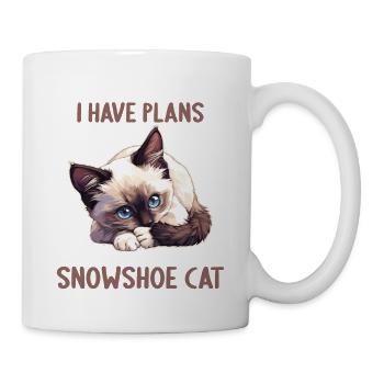 Chaton raquette Chat raquette - Mug blanc - blanc - Droite