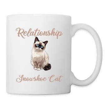 Chaton raquette Chat raquette - Mug blanc - blanc - Droite