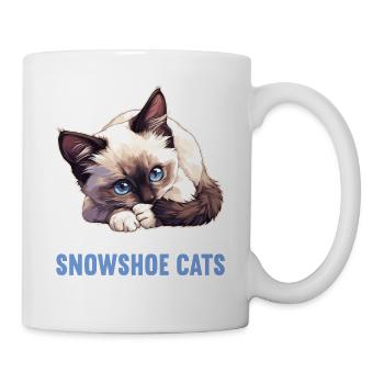 Chaton raquette Chat raquette - Mug blanc - blanc - Droite
