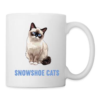 Chaton raquette Chat raquette - Mug blanc - blanc - Droite