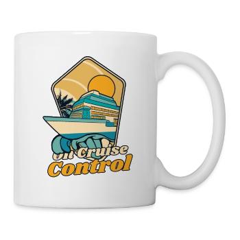 On Cruise Control Cruise Ship Cruising Crew - Mug - white - Right