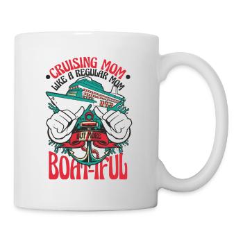 Kreuzfahrt Mama Mehr Boatiful Kreuzfahrtschiff Kreuzfahrt - Tasse - Weiß - Rechts