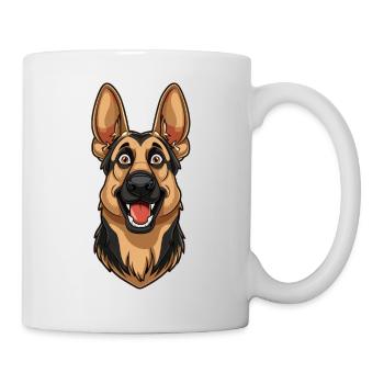 German Shepherd | German Shepherd | Cartoon Artwork - Mug - white - Right