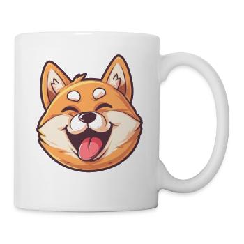 Shiba Inu | Illustration de dessin animé - Mug blanc - blanc - Droite