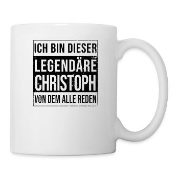 I'm this legendary for Christoph - Mug - white - Right
