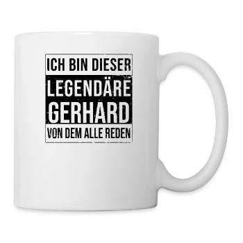 Je suis cette légende pour Gerhard - Mug blanc - blanc - Droite