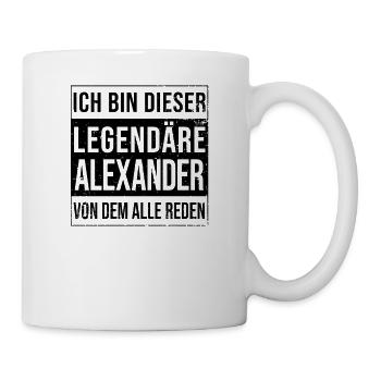 Je suis cette légende pour Alexander - Mug blanc - blanc - Droite
