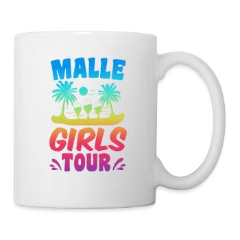 Visite des filles de Malle - Mug blanc - blanc - Droite