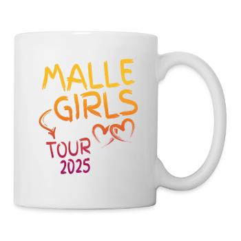 Malle Girls Tour 2025 - Tasse - Weiß - Rechts