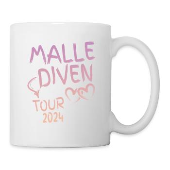 Malle Girls Tour 2024 - Tasse - Weiß - Rechts