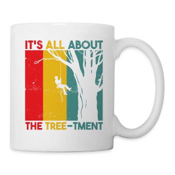Funny Arborist Pun Tree Climbing Humor - Mug - white - Right