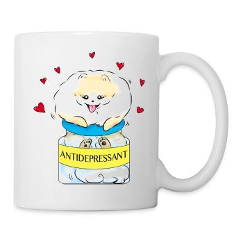 Antidepressant Pom - Mug - white - Right