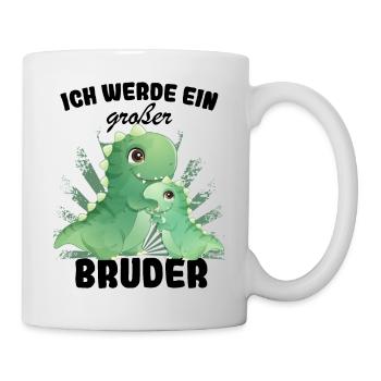 Annonce de la prochaine génération | Je vais être un grand frère en 2025 - Mug blanc - blanc - Droite