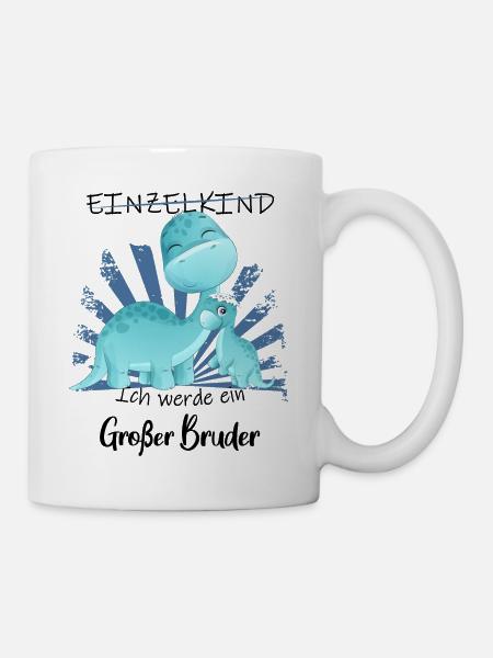 Nachwuchs Verkünden | Ich Werde Großer Bruder 2025 - Tasse - Weiß