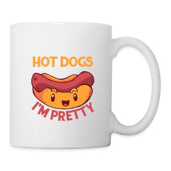 Feed Me Hot Dogs Hotdogs Foodie Wiener - Tasse - Weiß - Rechts