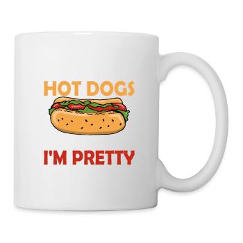 Nourrissez-moi les hot-dogs Foodie Hot-dogs viennois - Mug blanc - blanc - Droite