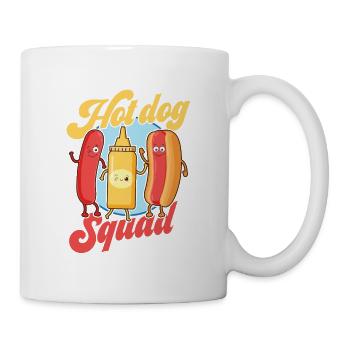 Hot Dog Squad Hotdogs Foodie Viennese - Mug - white - Right