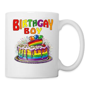 TORTE BIRTHGAY BOY - Tasse - Weiß - Rechts