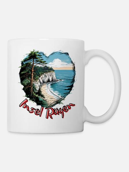Island of Rügen Germany Souvenir Beach Holiday - Mug - white
