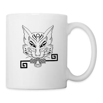 Kitsune mask - Mug - white - Right