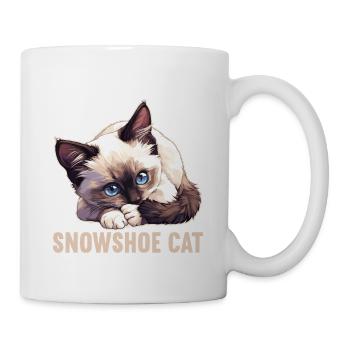 Chaton raquette Chat raquette - Mug blanc - blanc - Droite