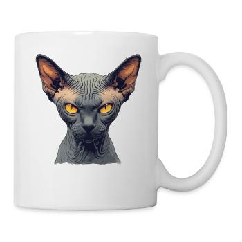Sphynx Kätzchen Sphynx Katze - Tasse - Weiß - Rechts