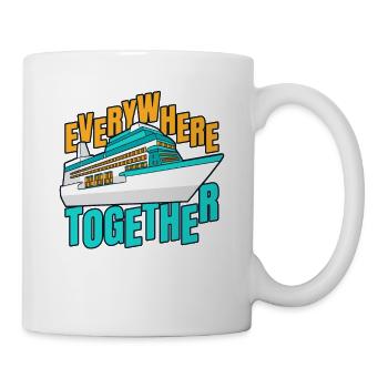 Everywhere Together Cruise Ship Passangers Cruise - Mug - white - Right