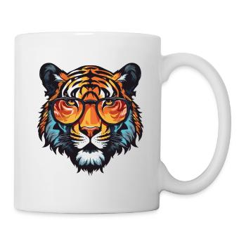 Tiger Head Cool - Mug - white - Right