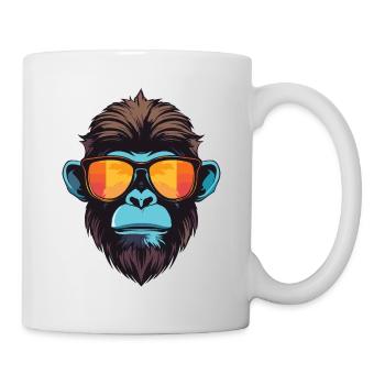 Monkey Head Cool - Mug - white - Right
