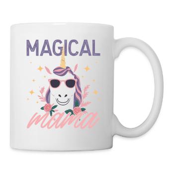 Magical Mom Unicorn Love Stylish Funny - Mug - white - Right